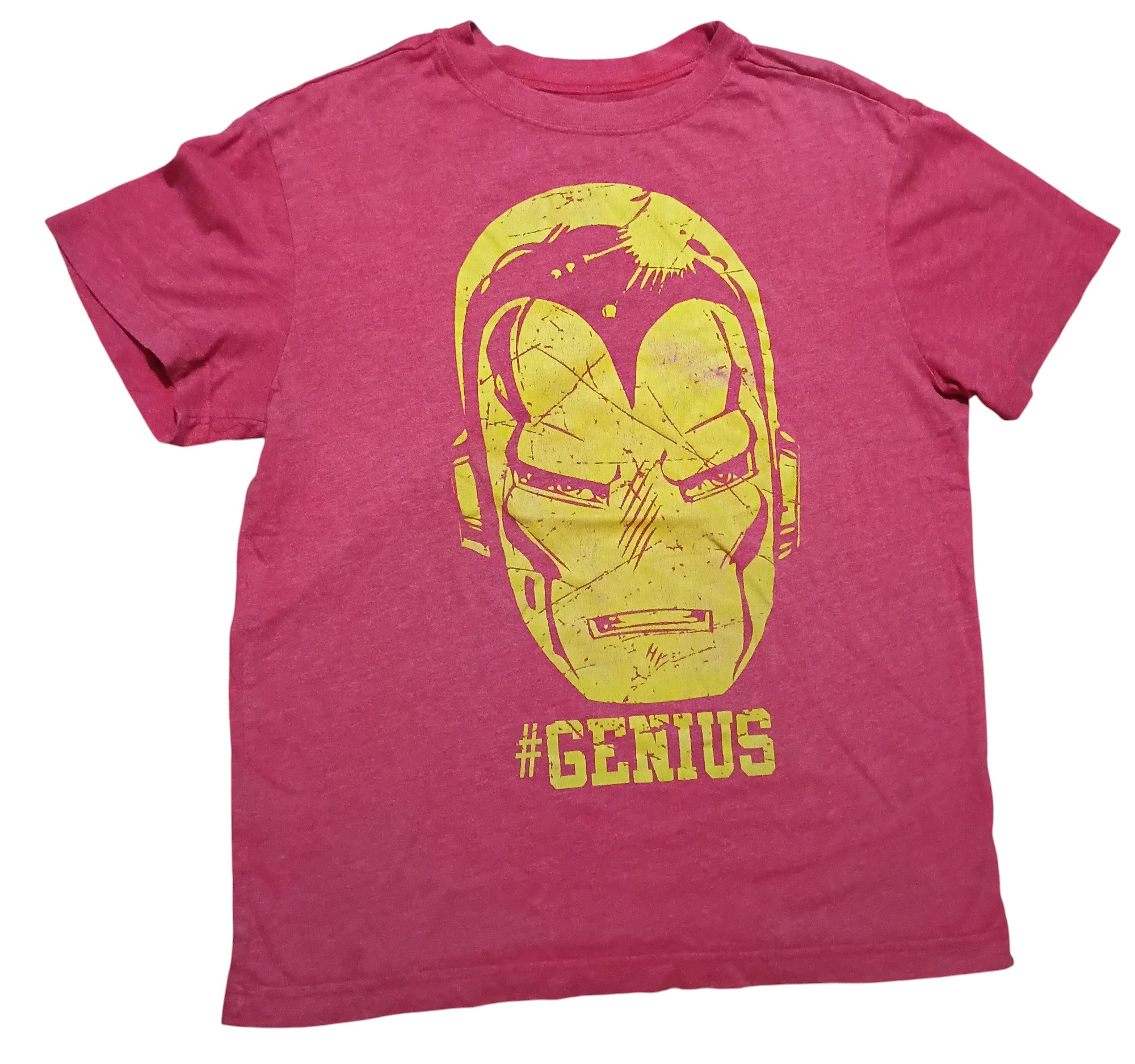 Crazy 8 Marvel Iron Man #Genius Hashtag Genius Boys Graphic T Shirt Size XL