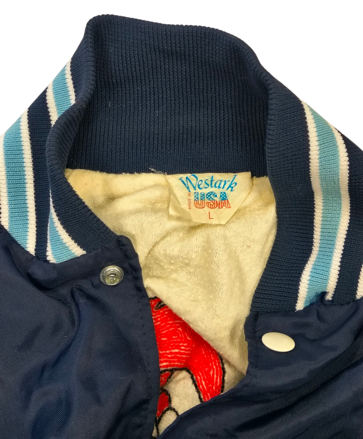 Vintage Westark USA Customer Woody Woodpecker Bomber Jacket Size Large image 4