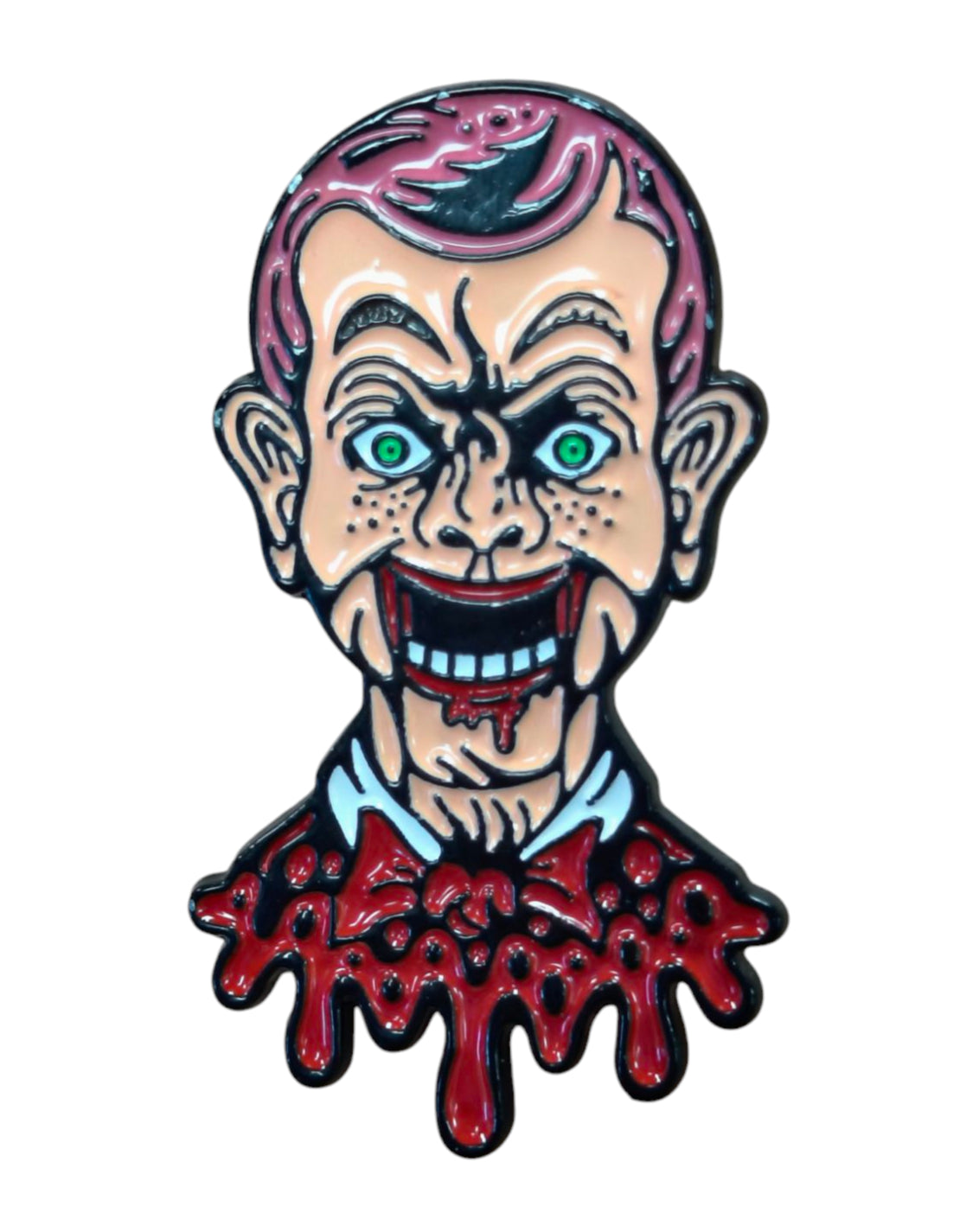 Goosebumps Night Of The Living Dummy - Slappy the Dummy Horror Enamel Pin