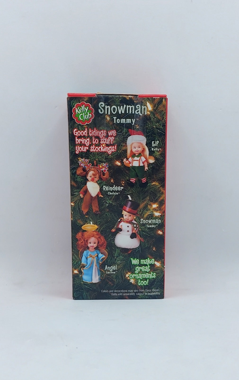 2001 Barbie Kelly Club Snowman Tommy Doll & Ornament image 2