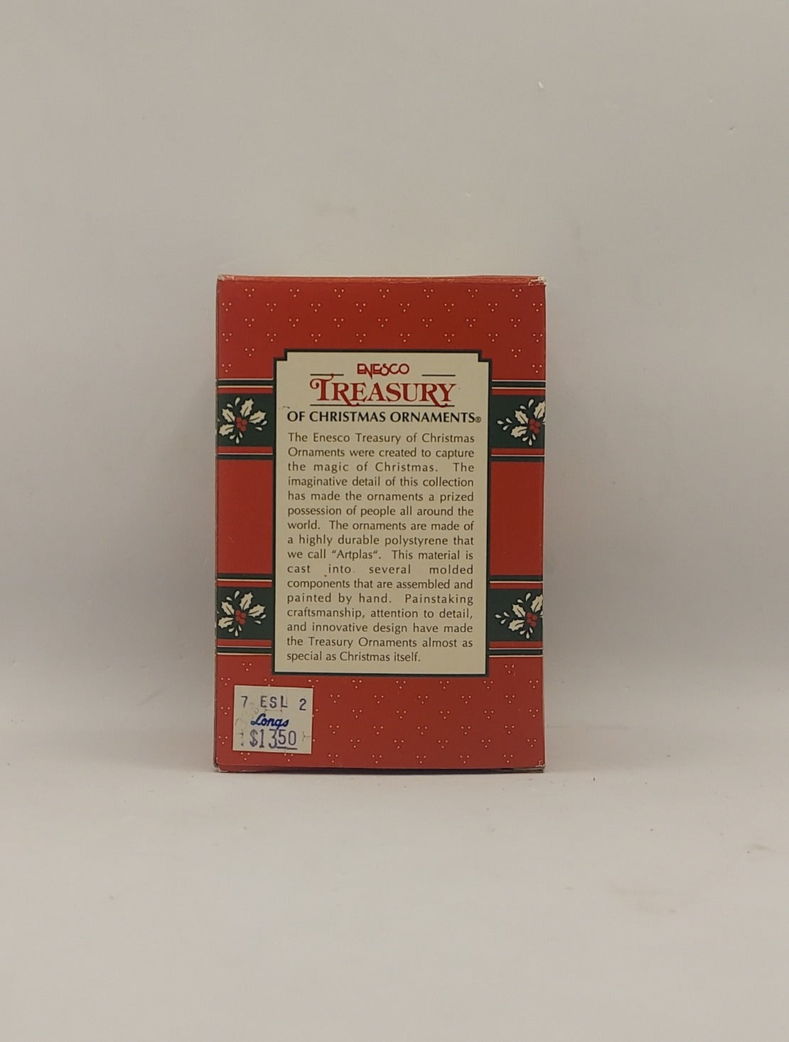 1990 Enesco Treasury Fourth in Chester Chipmunk Series Th-ink-in Of You Ornament image 2