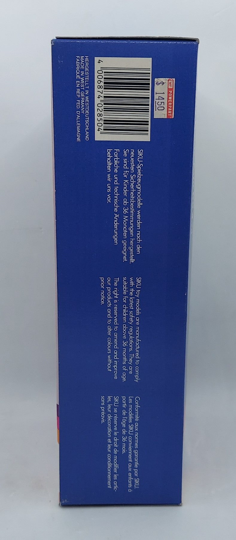 1989 Siku 2850 Deutz Fahr DX 4.70 Eurobuilt Tractor 1/32 image 4