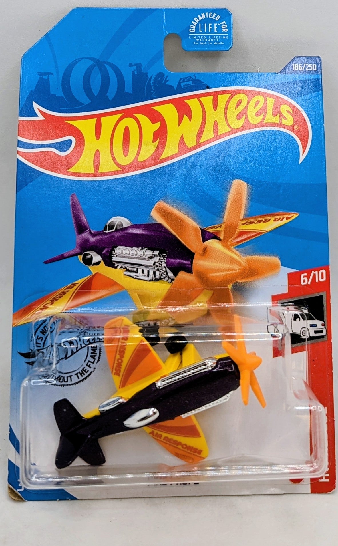 2017 Hot Wheels HW Rescue Mad Propz 186/250 Purple Orange