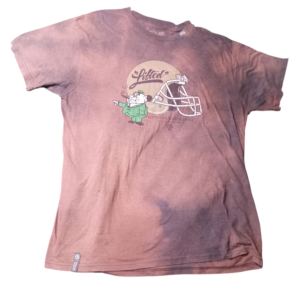 LRG Lifted Research Group Logo Football Team Slim Fit Large Short Sleeve T-Shirt