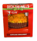 2016 Walgreen Deck The Halls - Orange Foam Frosting Cupcake Ornament