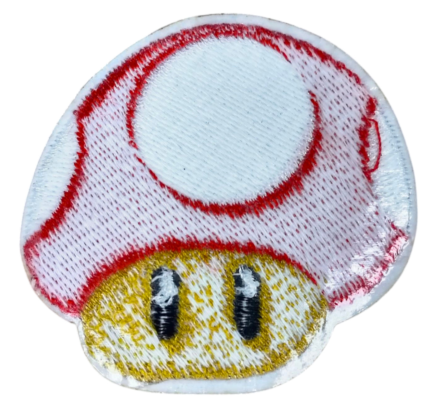 Nintendo Super Mario - Super Mushroom Embroidered Iron On 2.5" Patch image 2