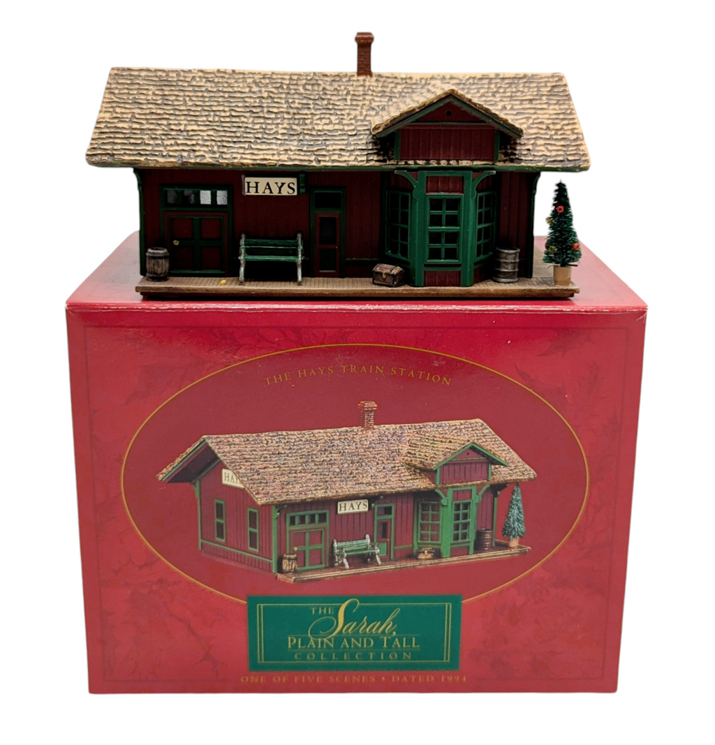 1994 Hallmark The Sarah Plain & Tall Collection Hays Train Station