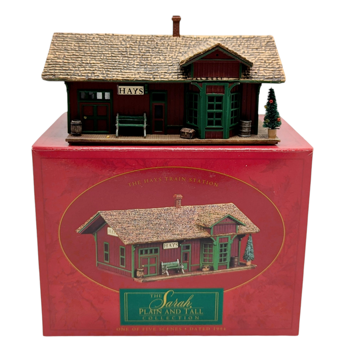 1994 Hallmark The Sarah Plain & Tall Collection Hays Train Station