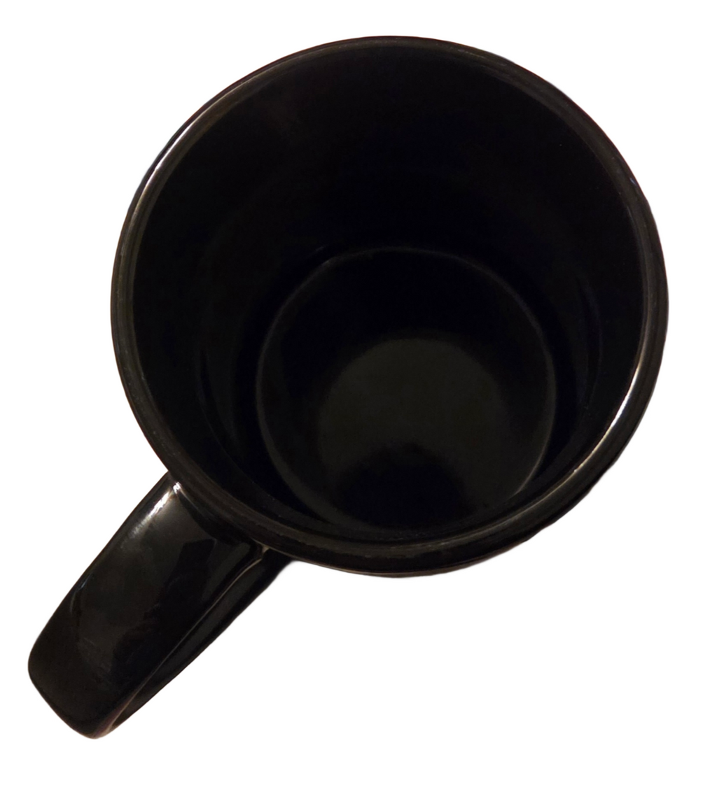 Disney Mickey Mouse Coffee Mug Jerry Leigh Cup Black Newsprint Stars image 4