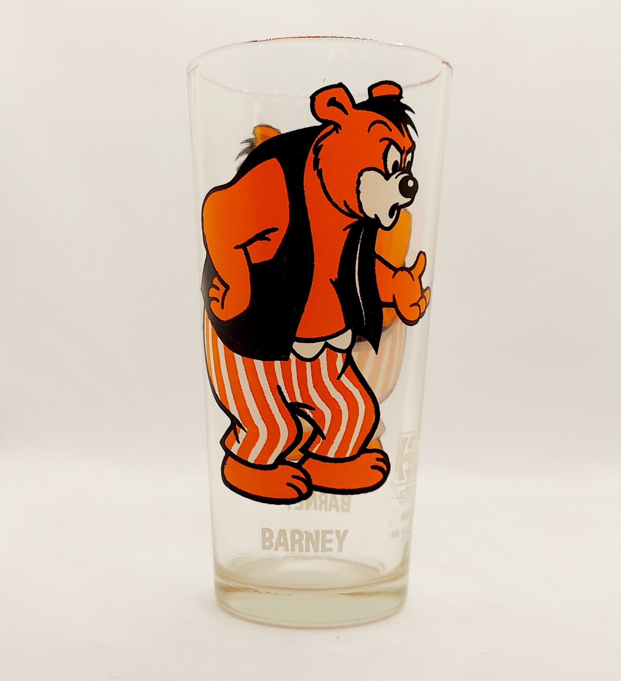 1975 Warner Bros Looney Tunes Barney Bear Pepsi Collector Series Glass