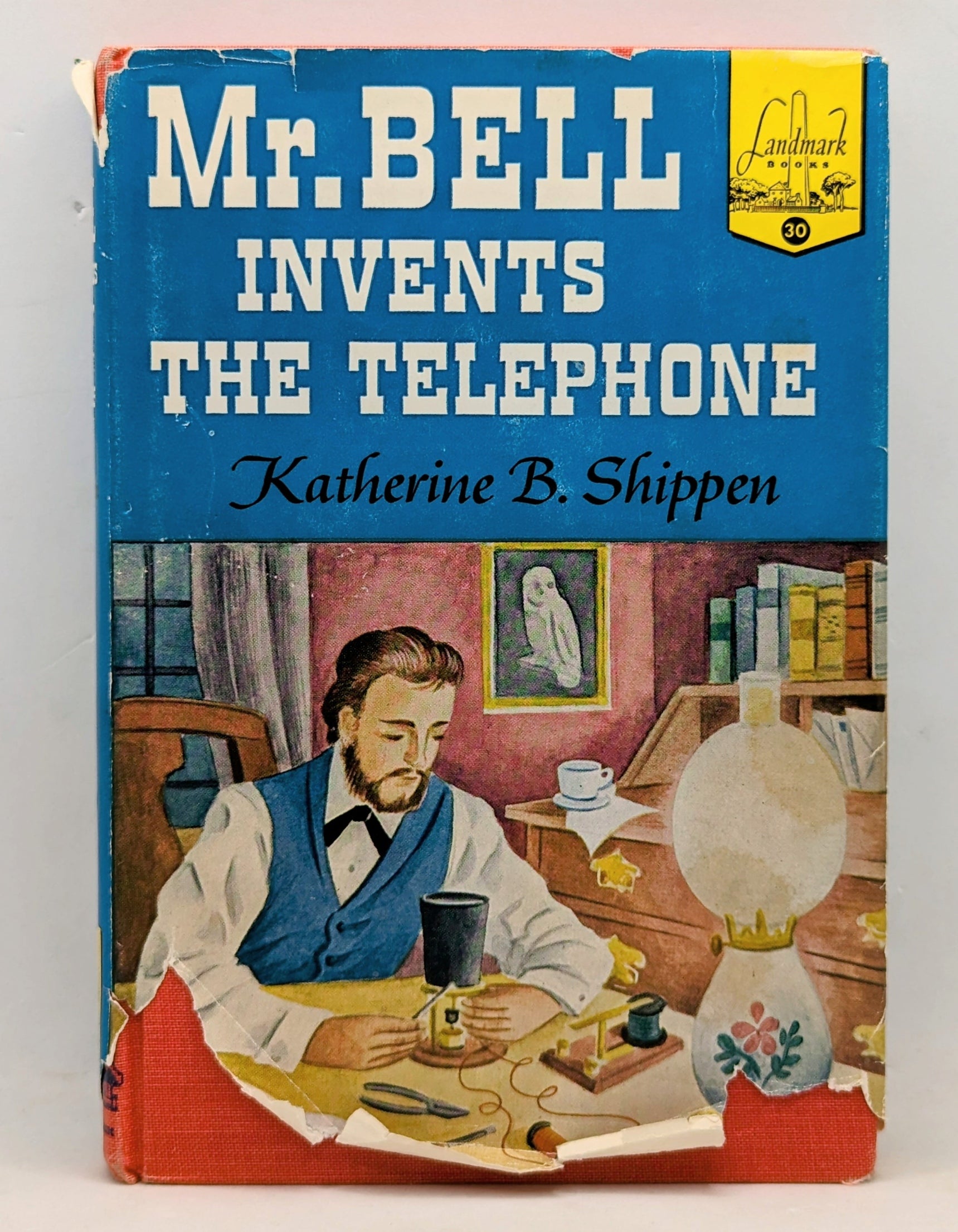 1952 Landmark Mr. Bell Invents The Telephone By Katherine B. Shippen - HC