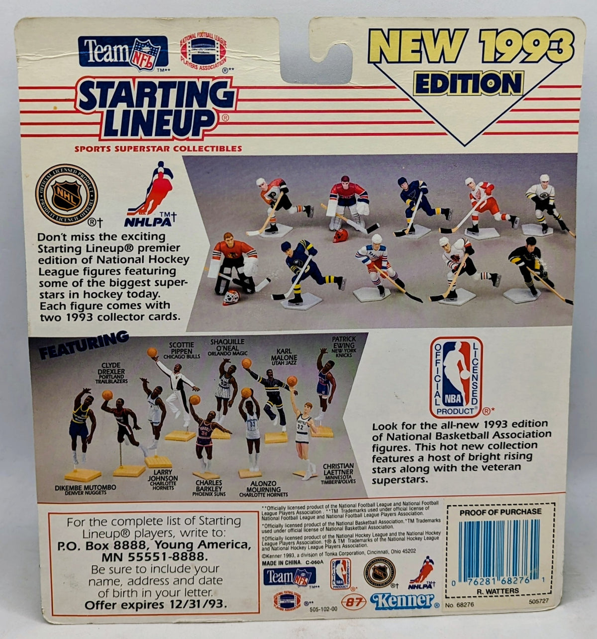 1993 Kenner Starting Lineup Ricky Waters San Francisco 49ers NFL Figure image 2