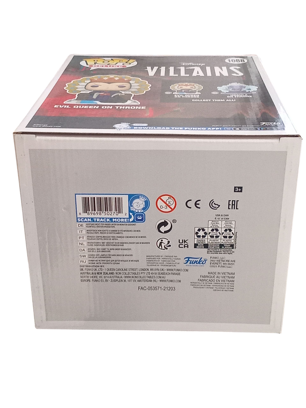 Funko Pop! Deluxe Disney Villians Snow White Evil Queen on Throne #1088 image 6