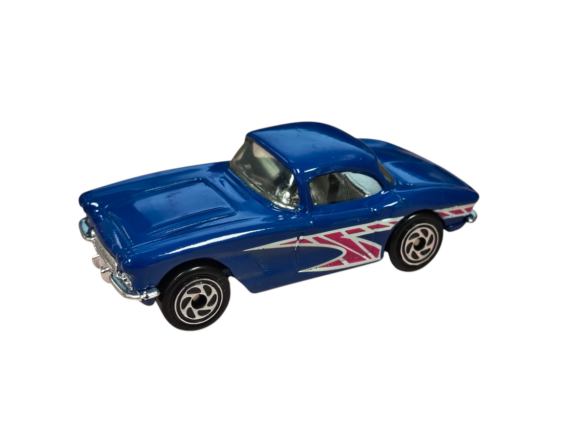 1995 Matchbox '62 Chevrolet Corvette 1-75 Series #32 Blue 1:58