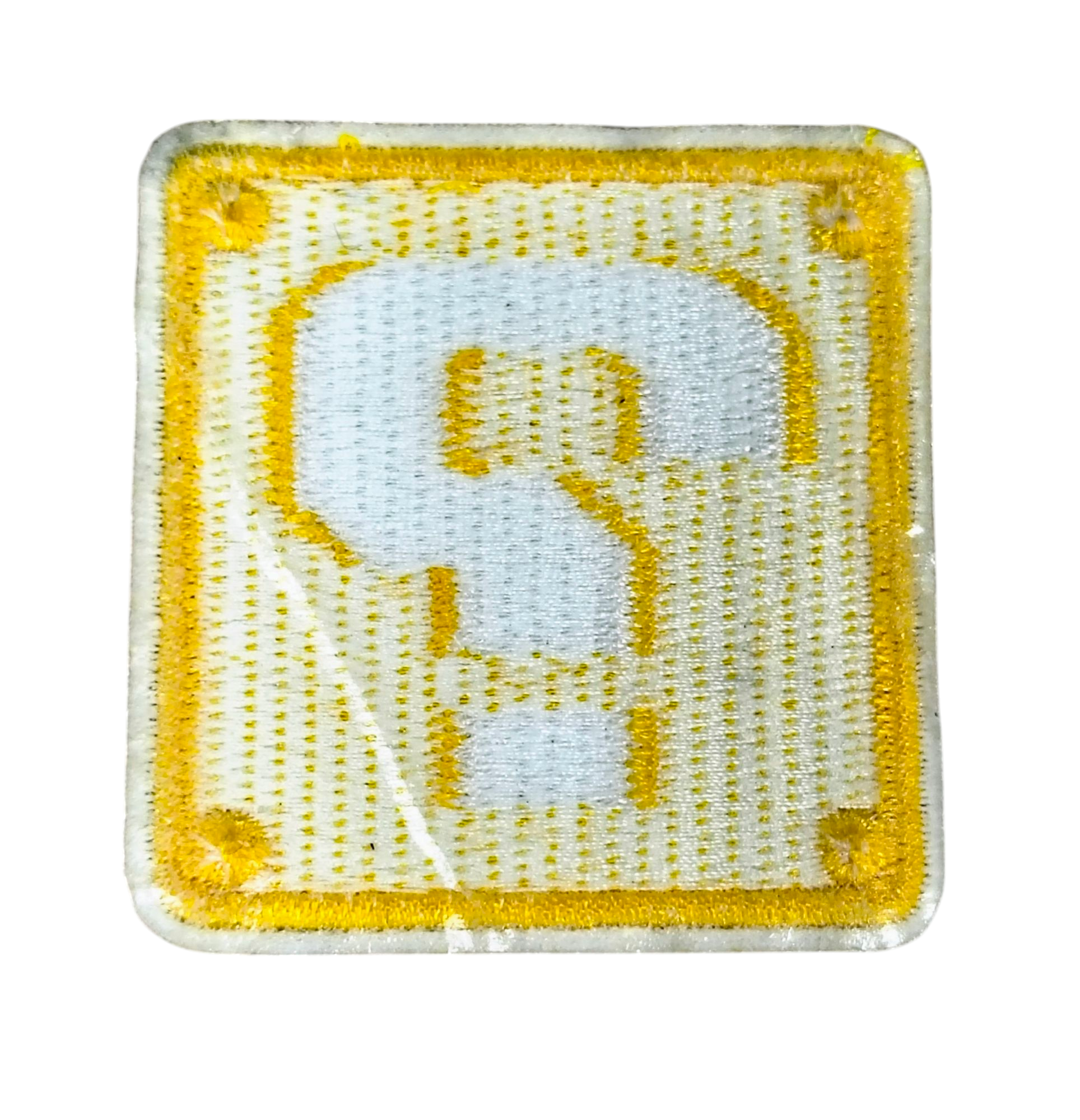 Nintendo Super Mario - Mystery Block Embroidered Iron On 2.5" Patch image 2