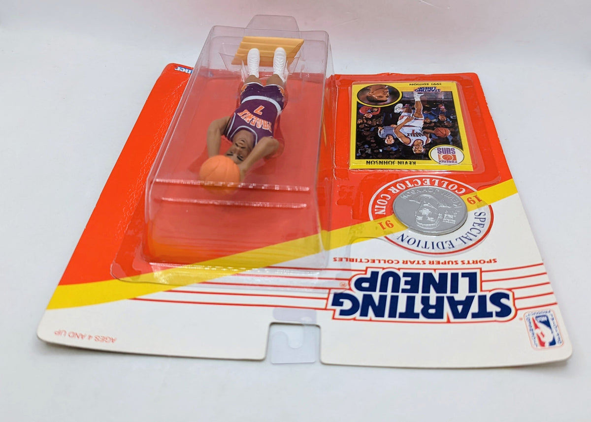 1991 Starting Lineup Kevin Johnson Phoenix Suns NBA Action Figure image 3