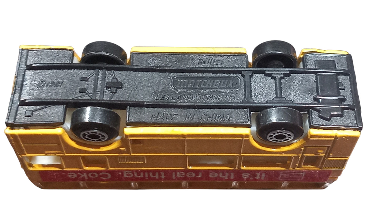 Matchbox Superfast #17 Leyland Titan London Bus Coca Cola image 3