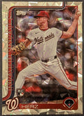 2025 Topps Series 1 Dj Herz Rookie Diamante #287 Nationals SP