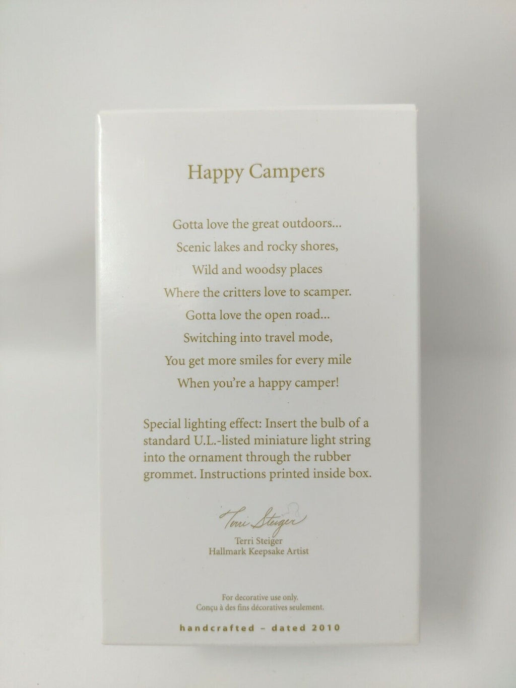 2010 Hallmark Keepsake Happy Campers Ornament image 2