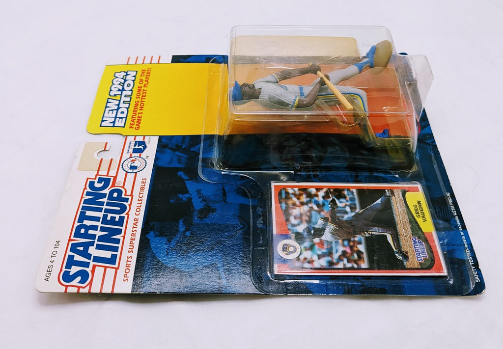 1994 Kenner Starting Lineup Greg Vaughn Milwaukee Brewers Figure image 3