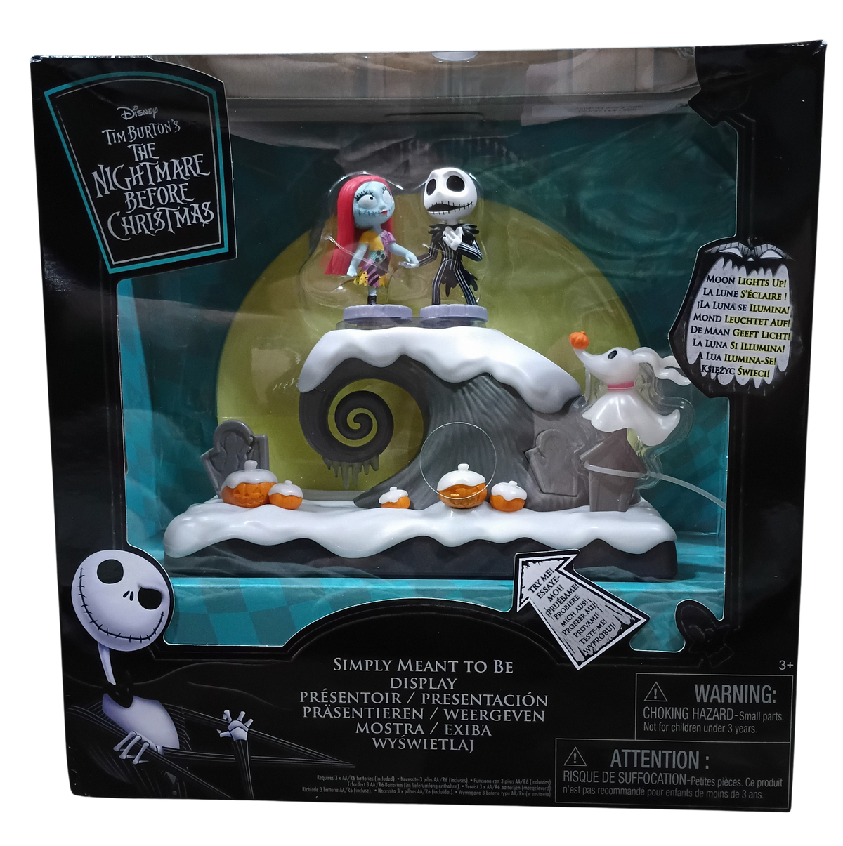 Nightmare Before Christmas Simply Meant to Be Jack & Sally Light Up Figurine