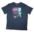 Nike Dri-FIT Basketball JDI Just Do It Retro Black T-Shirt Size Large