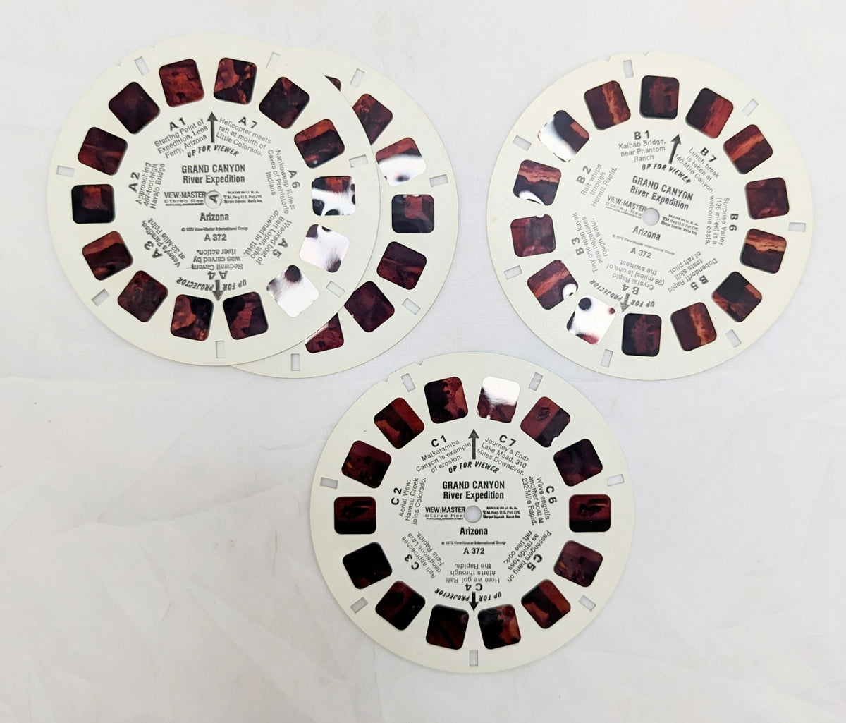 1970 View-Master Grand Canyon River Expedition Pack #3 - 3 Reel Pack image 3