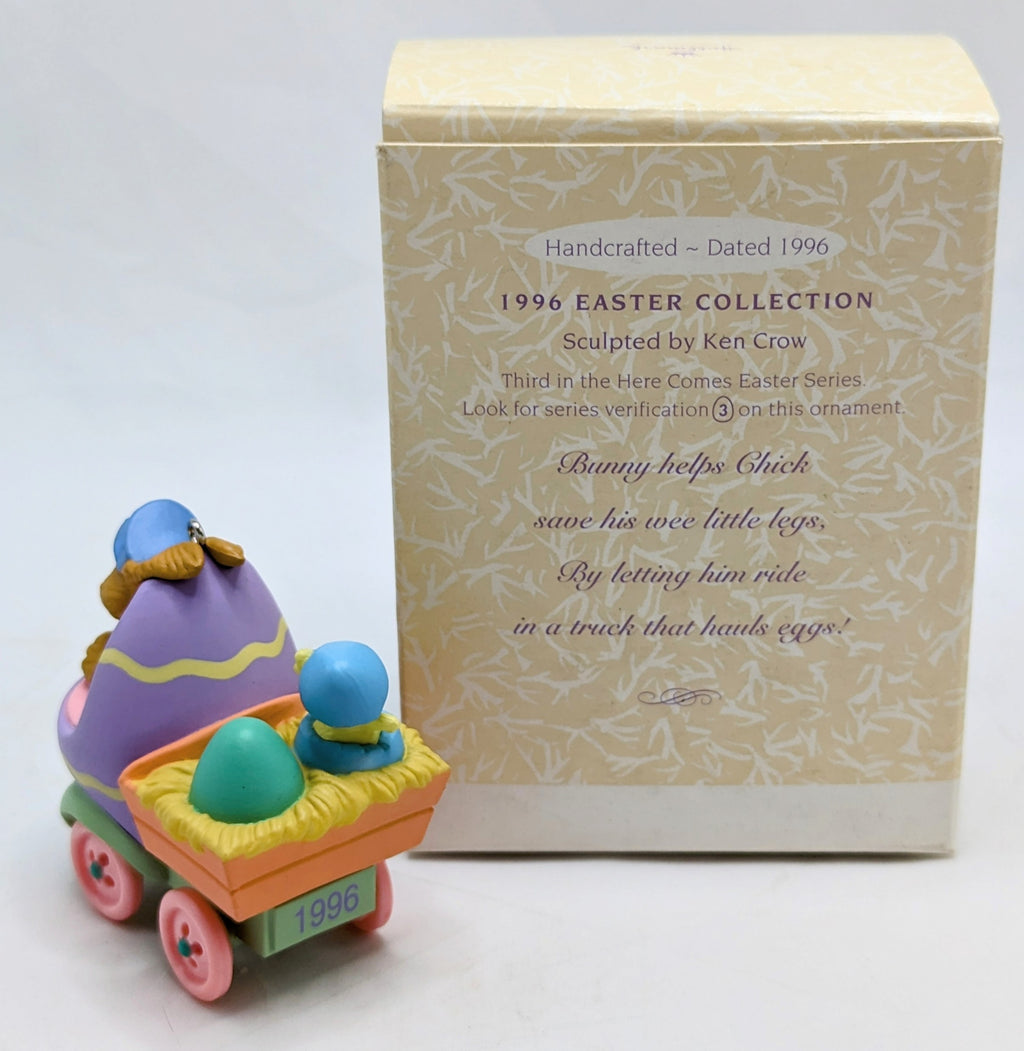 1996 Hallmark Keepsake Collector's Series Here Comes Easter Ornament image 2
