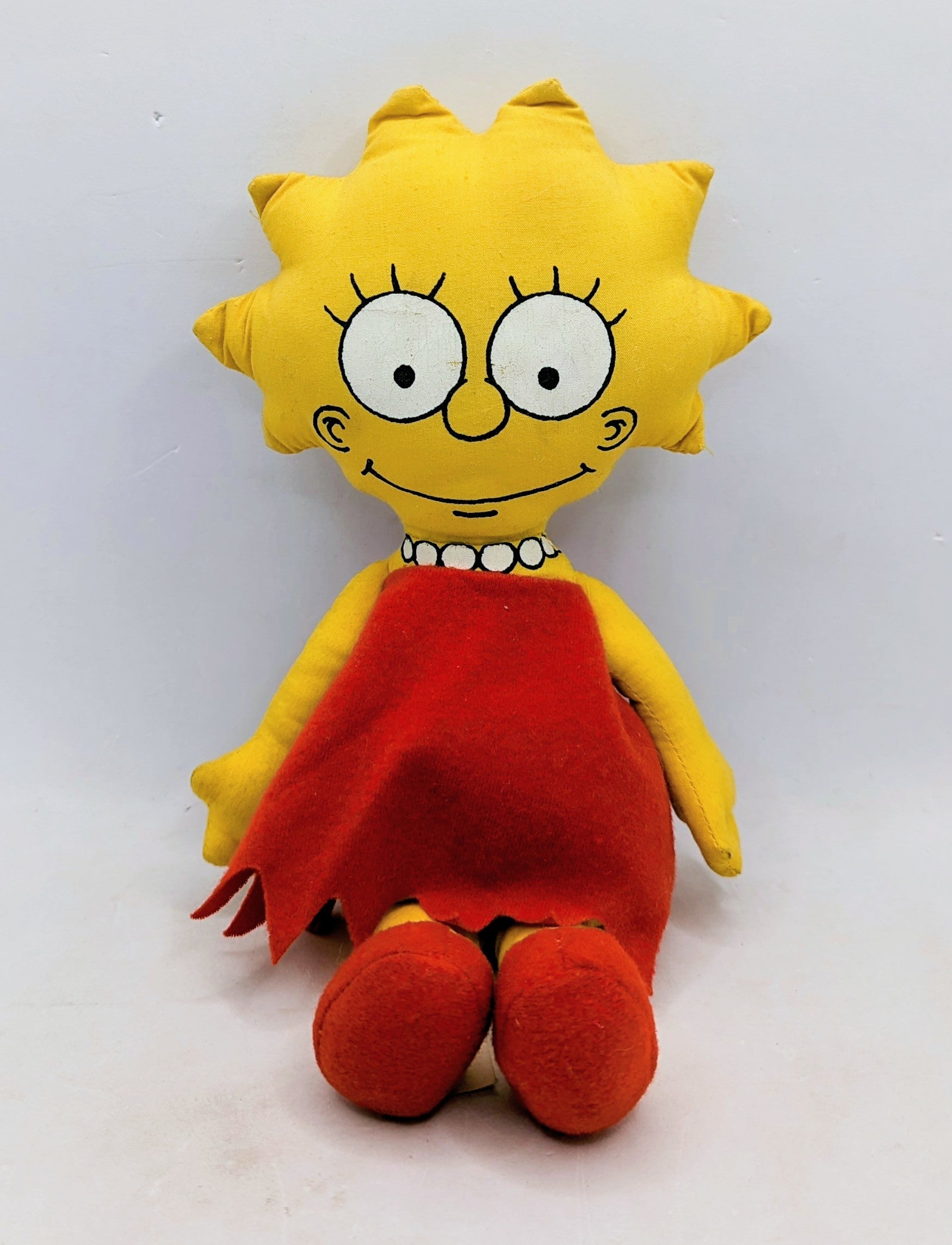 1990 Dan Dee The Simpsons Lisa Simpson 10" Plush Doll