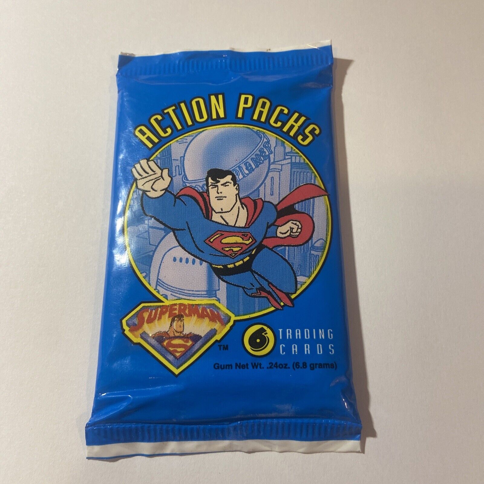 1996 Skybox Superman Animated Action Packs Sealed Pack