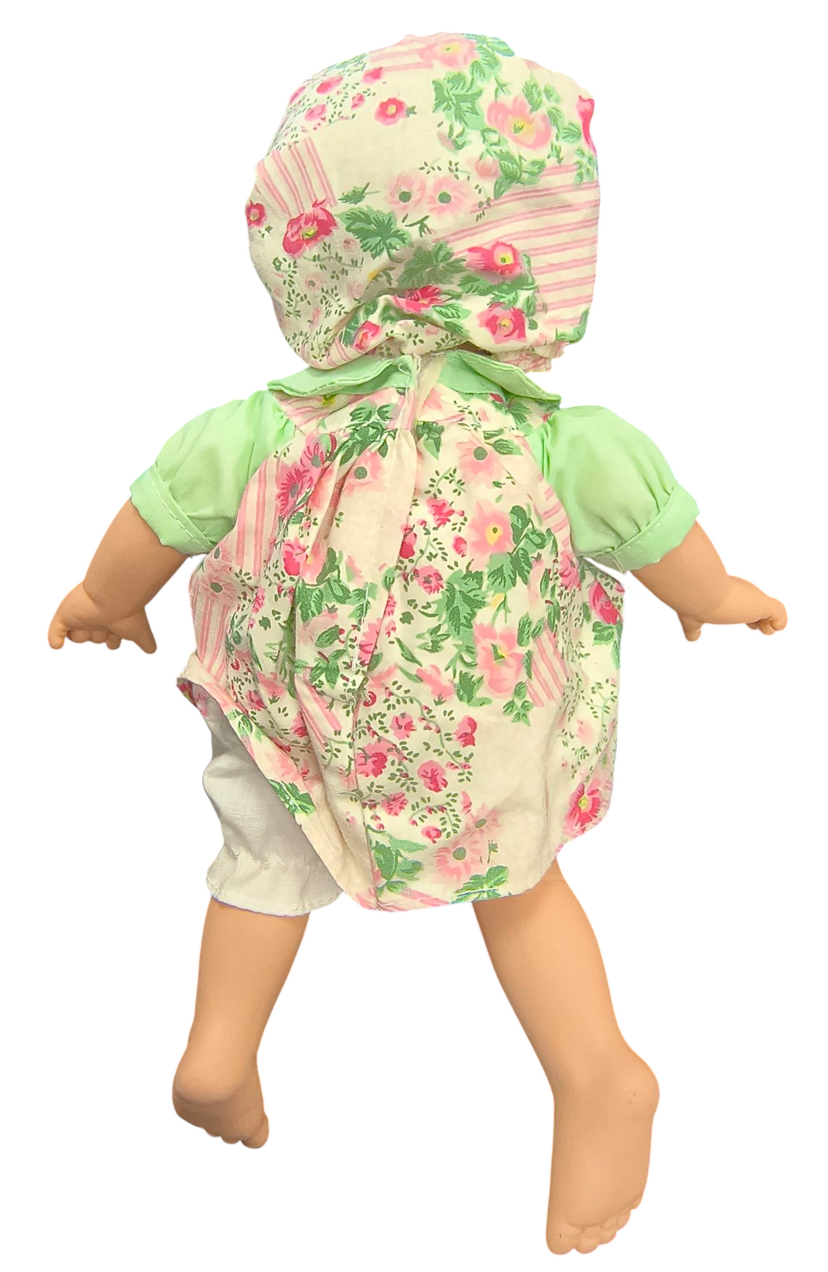 Vintage GIGO My Pals Doll 11"Girl w/ Green And Floral Outfit, Expressive Face image 2