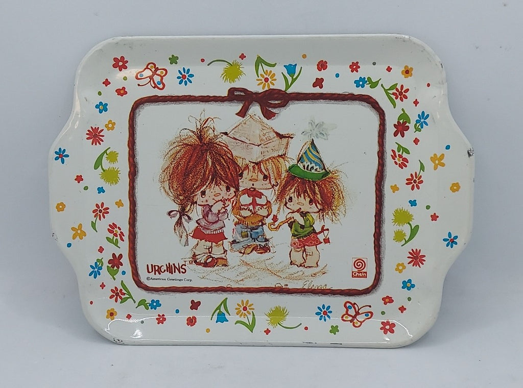 Vintage American Greetings Urchins Small Tin Tray