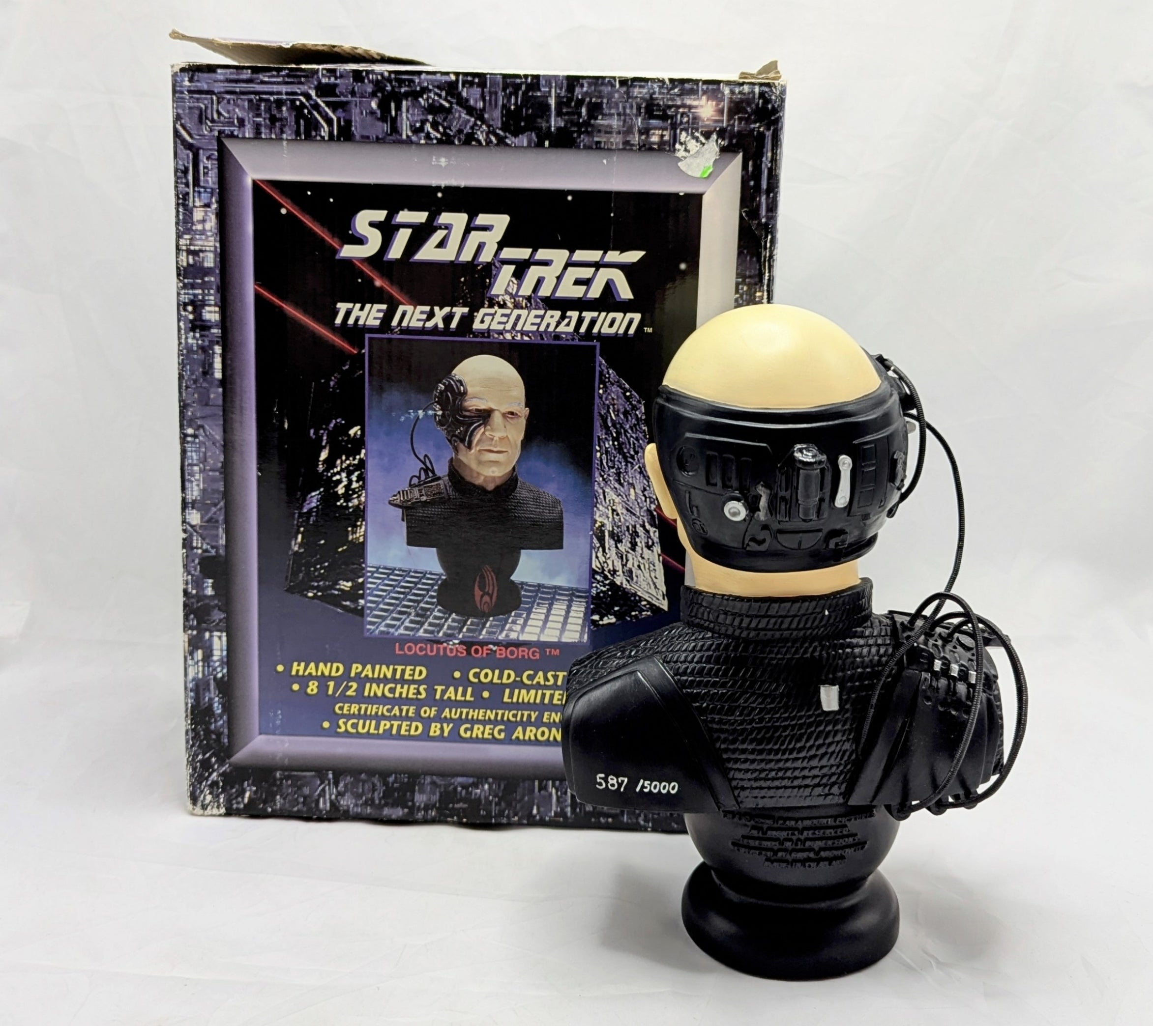1996 Star Trek The Next Generation Locutus Of Borg Statue 587 of 1000 image 2