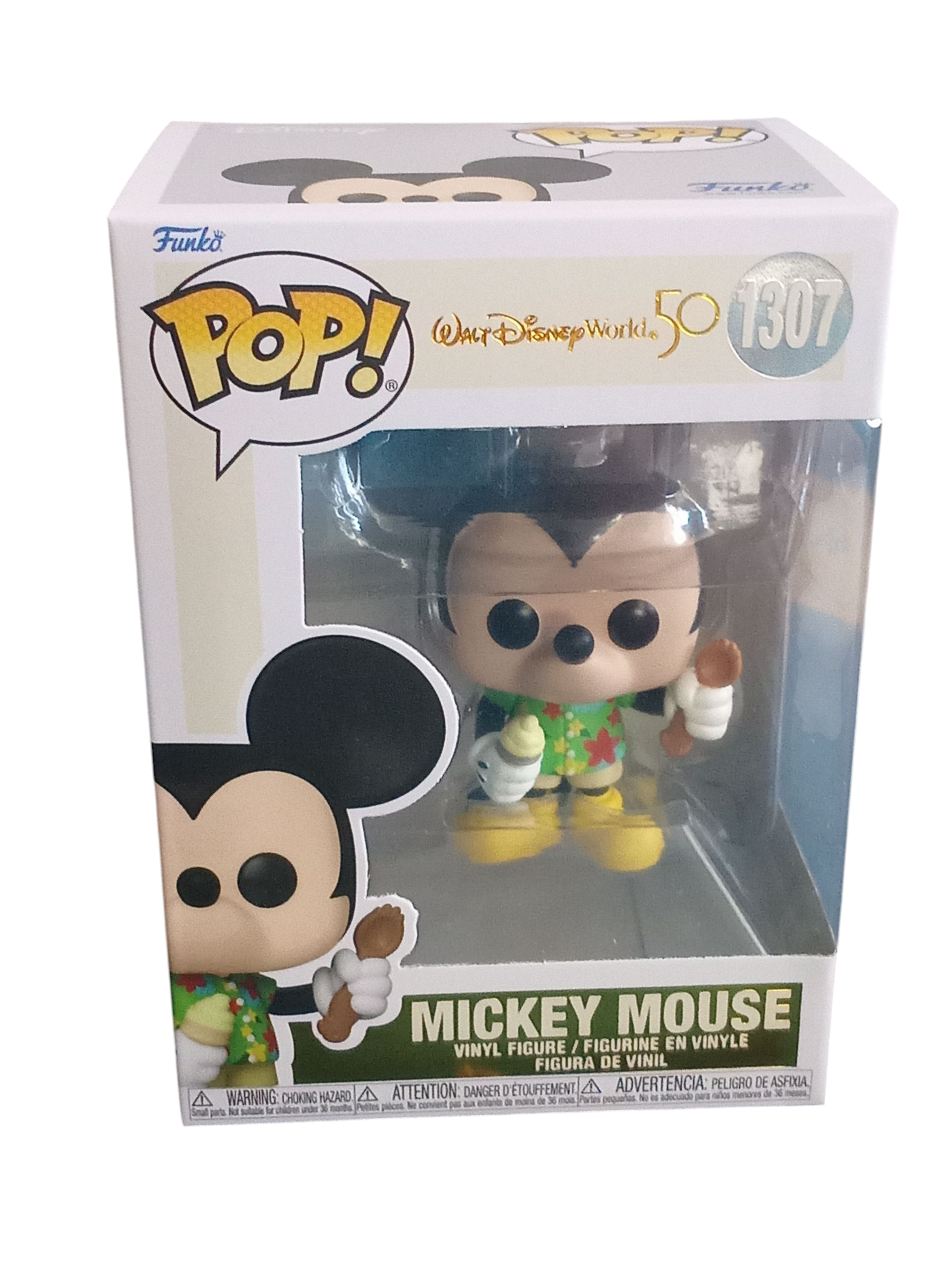 Funko Pop! Walt Disney World 50th Anniversary Mickey Mouse #1307 Vinyl Figure