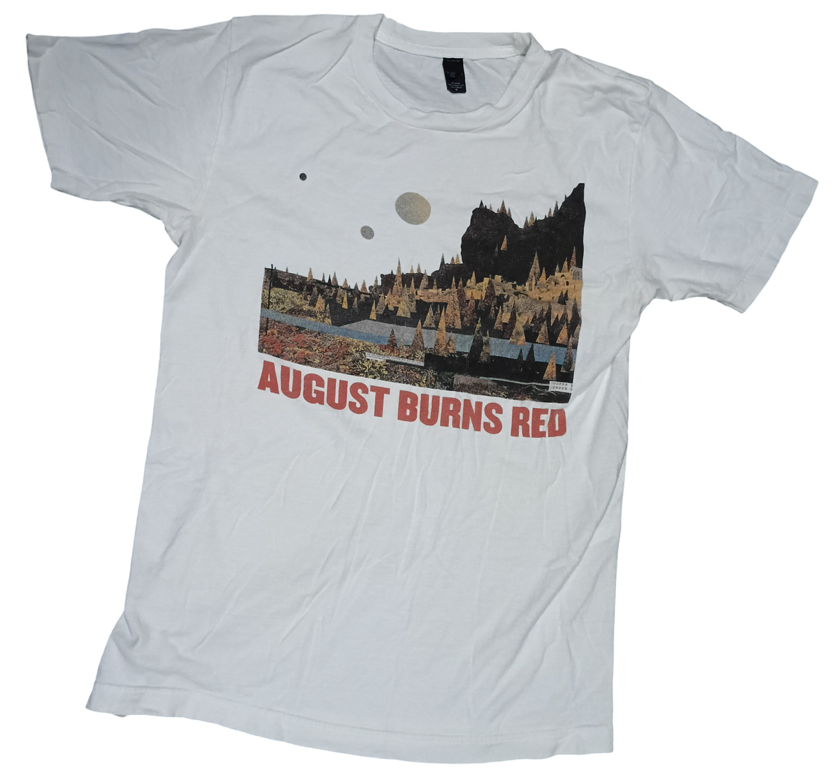 August Burns Red Found In Far Away Places Album Cover White T-Shirt Medium