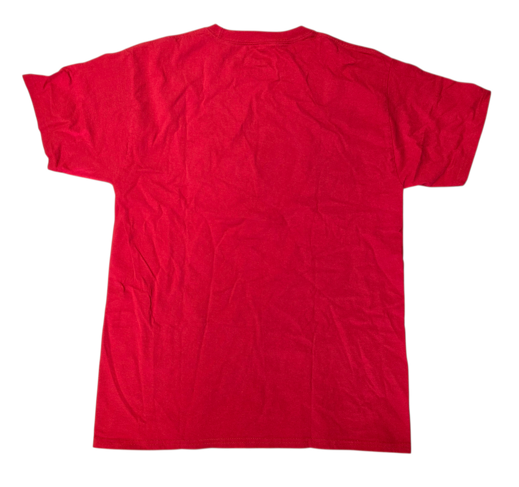 Champion Texas Tech Red Raiders Red Big Logo Sports T Shirt Size Medium image 2