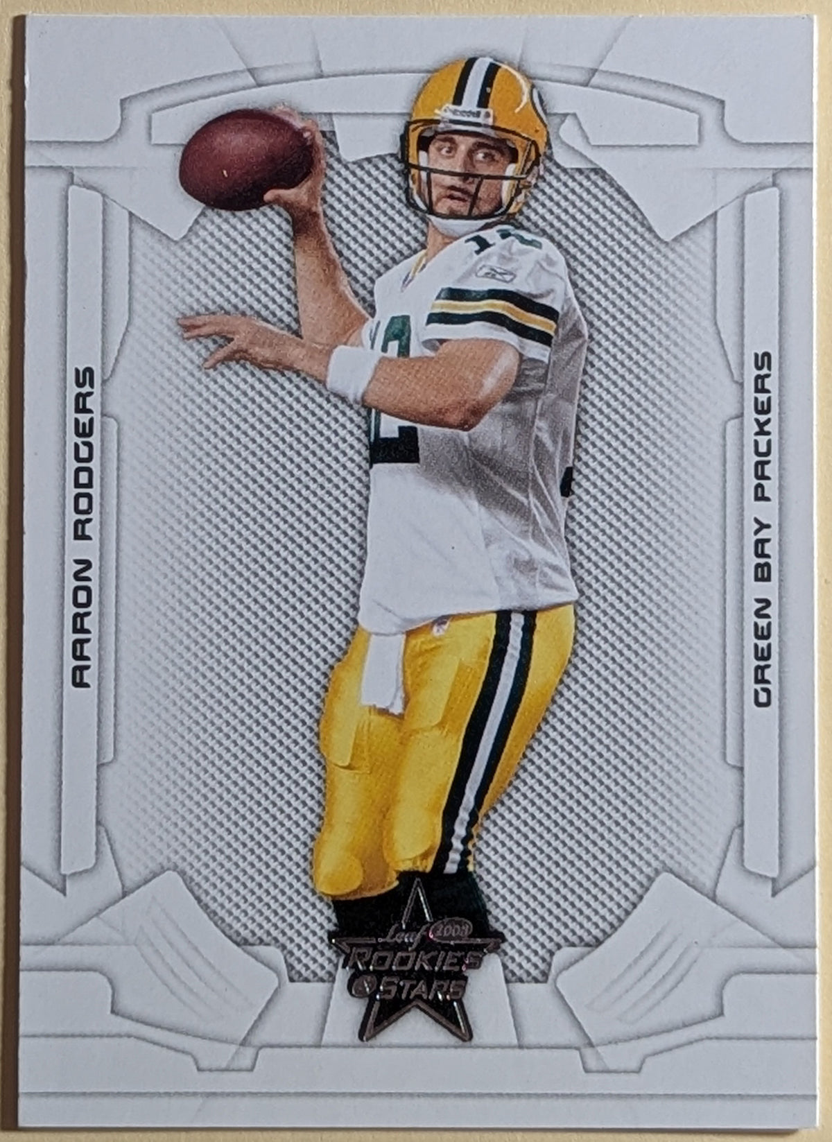 2008 Leaf Rookies & Stars Aaron Rodgers #34 Green Bay Packers Base Card