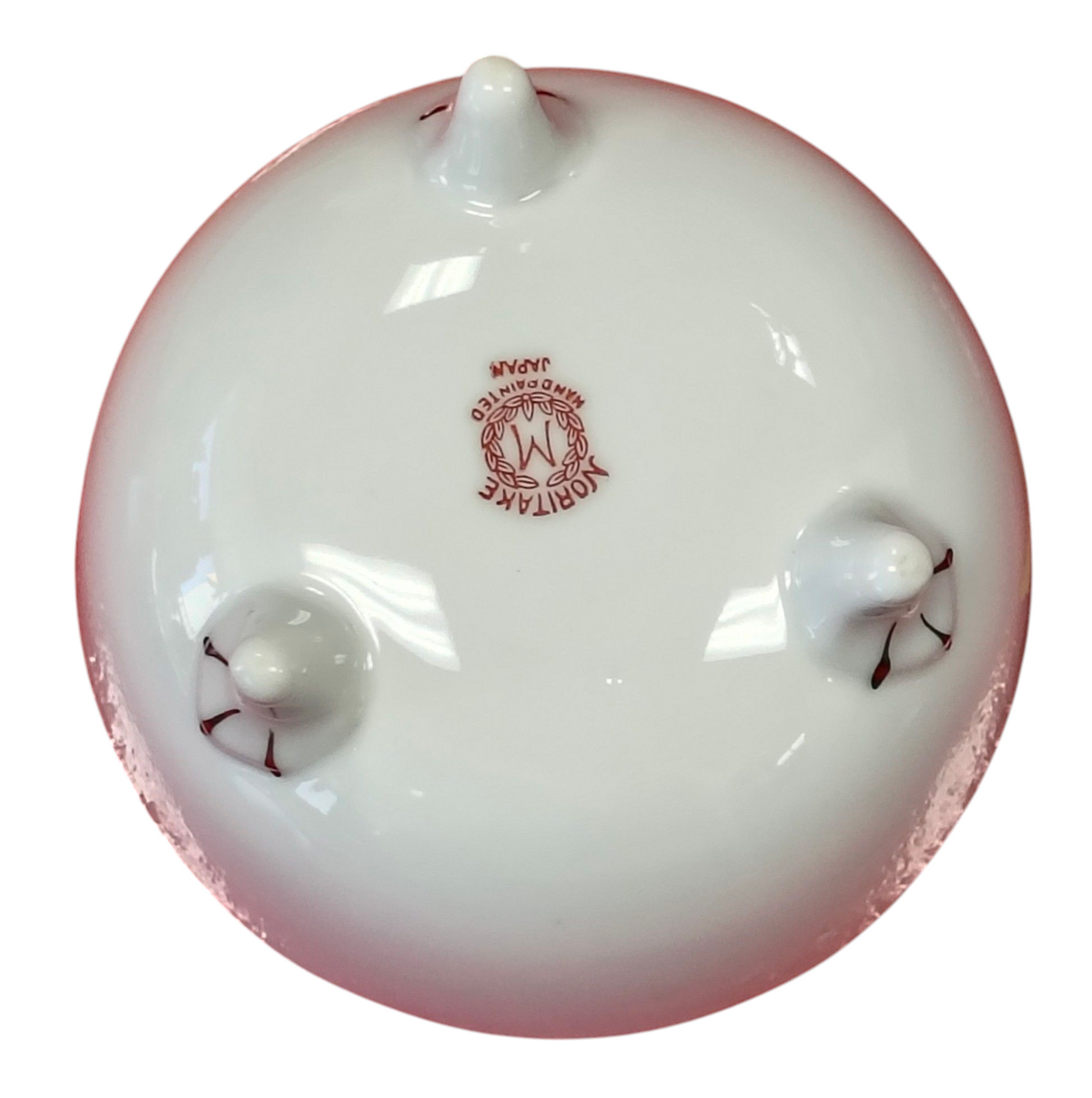 Vintage Scenic Noritake Morimura Footed Bowl, Circular Plate And Ladle/Spoon image 6