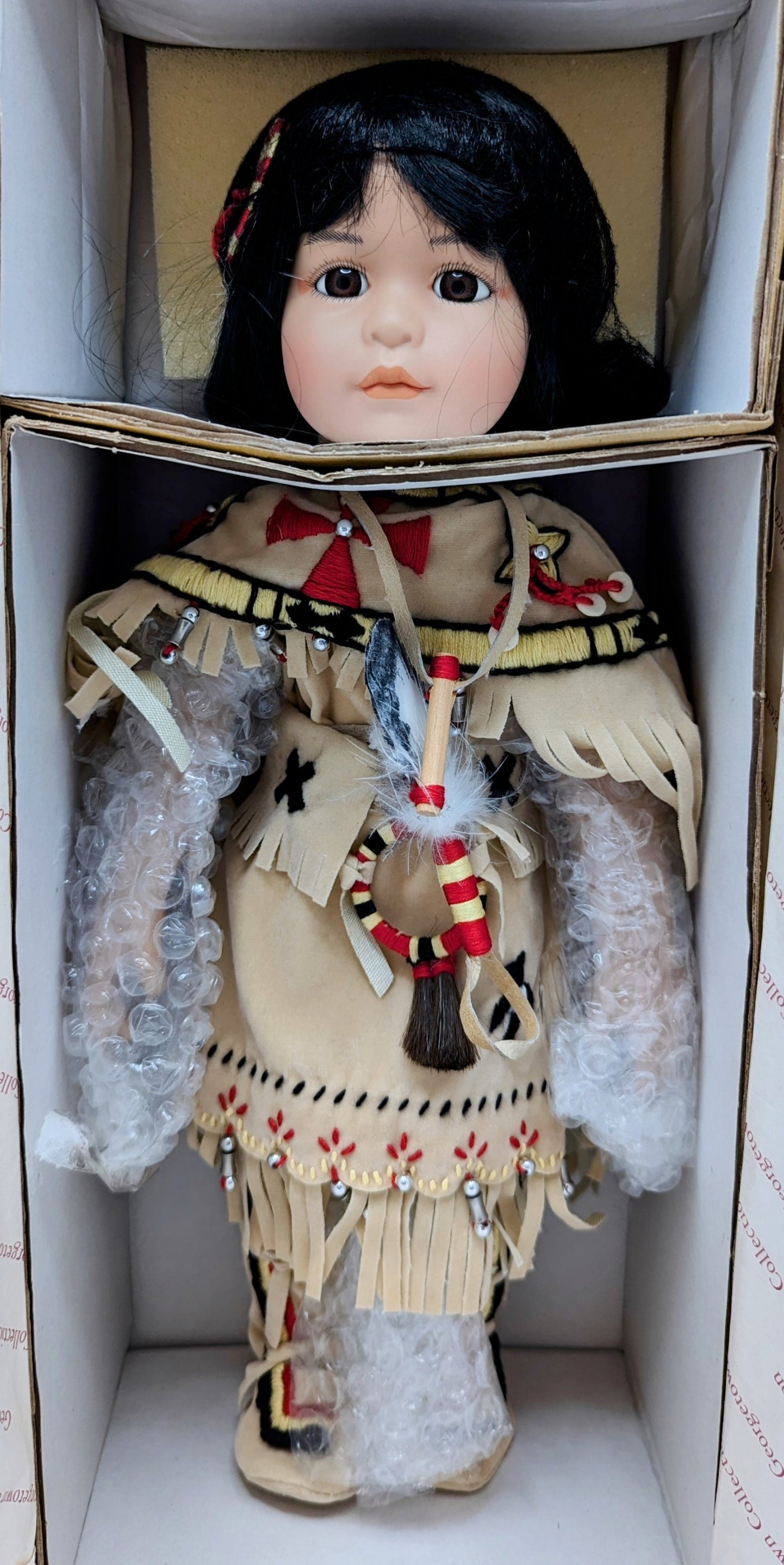 Georgetown Collection Artist's Edition Buffalo Child Porcelain Doll image 2