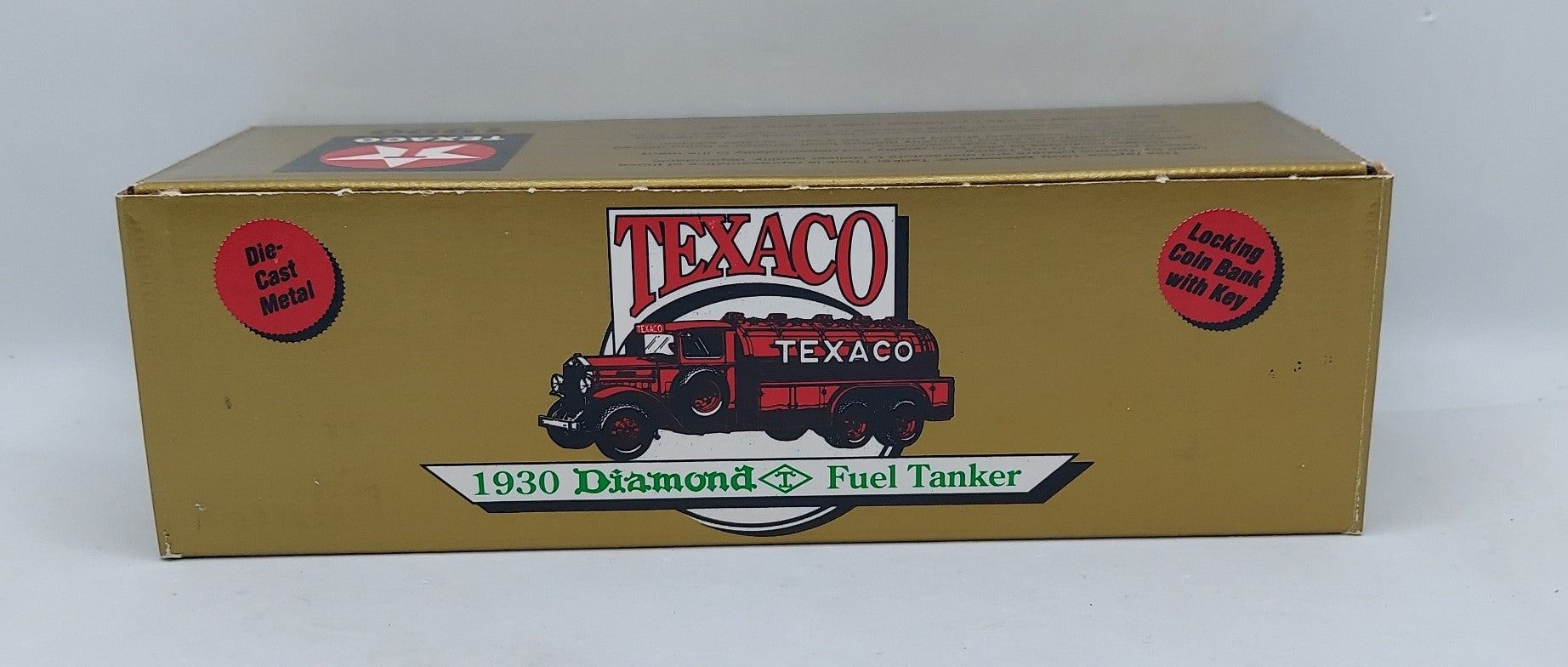 1990 ERTL Collector Series Texaco Diamond Fuel Tanker Bank image 3