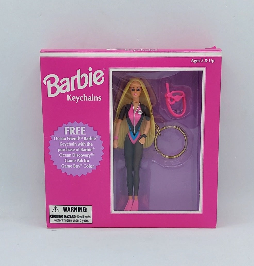 1999 Barbie Target Ocean Friend Barbie Keychain