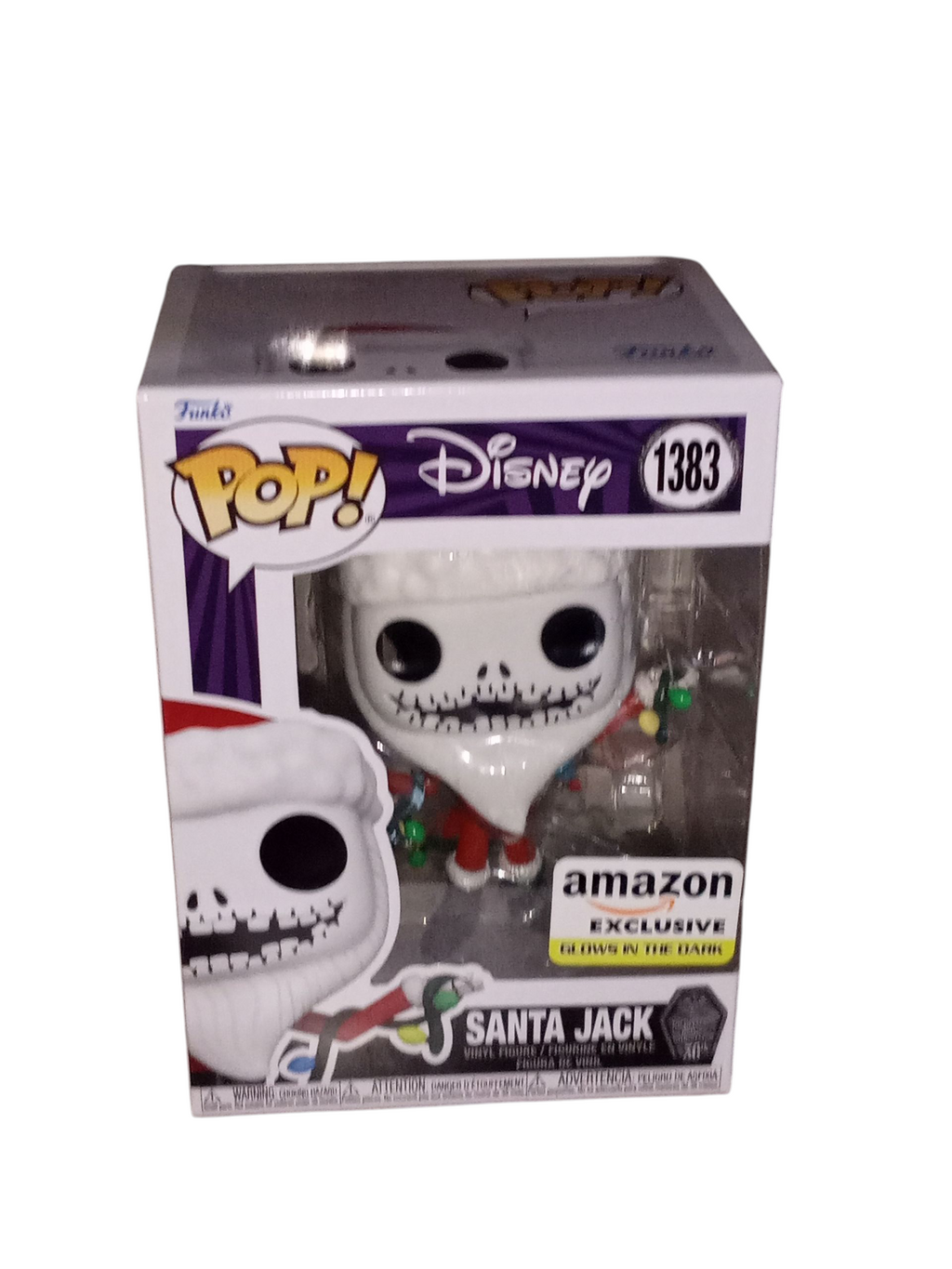 Funko Pop! Nightmare Before Christmas Santa Jack GITD #1383 Amazon Exclusive