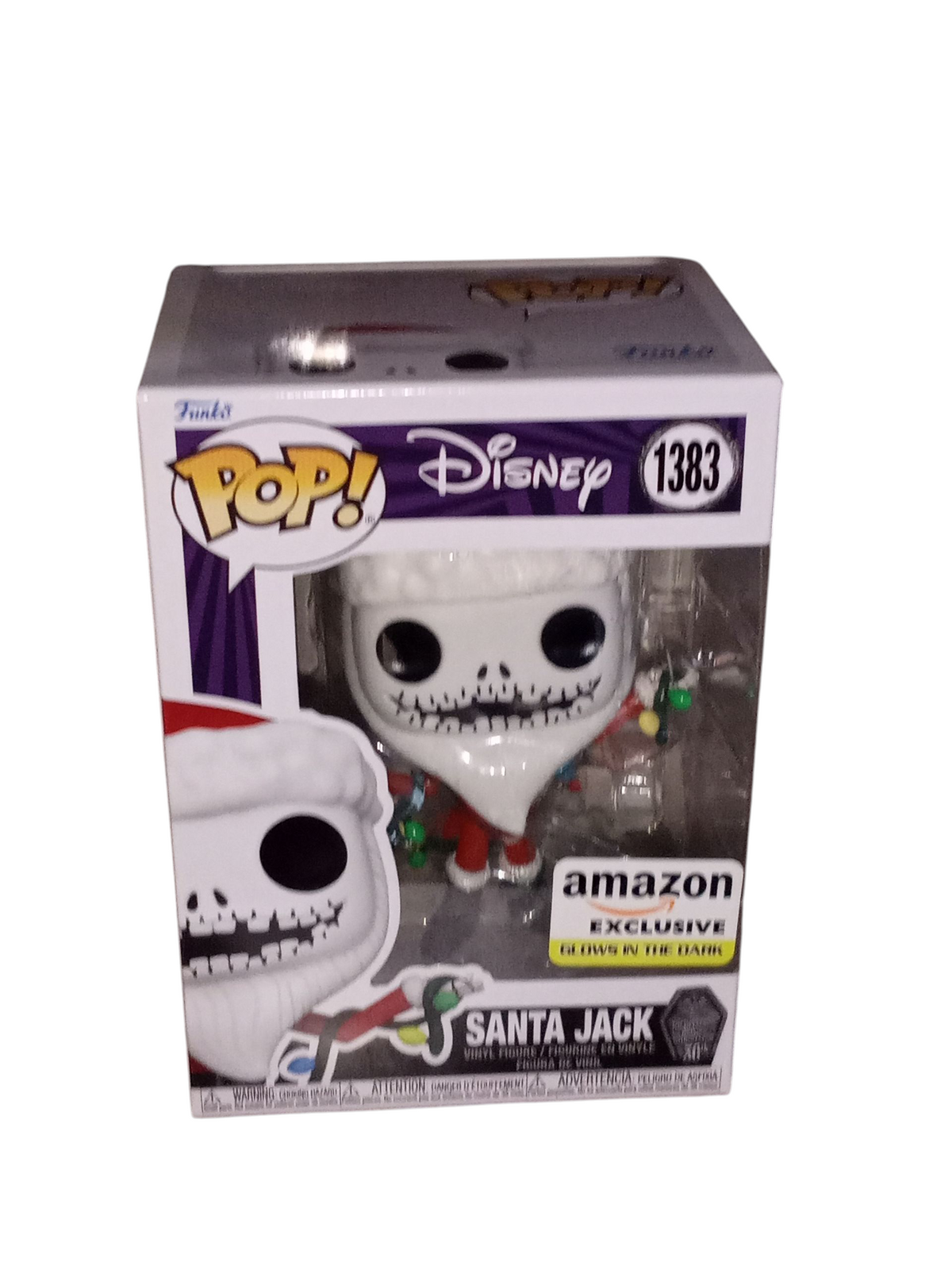 Funko Pop! Nightmare Before Christmas Santa Jack GITD #1383 Amazon Exclusive