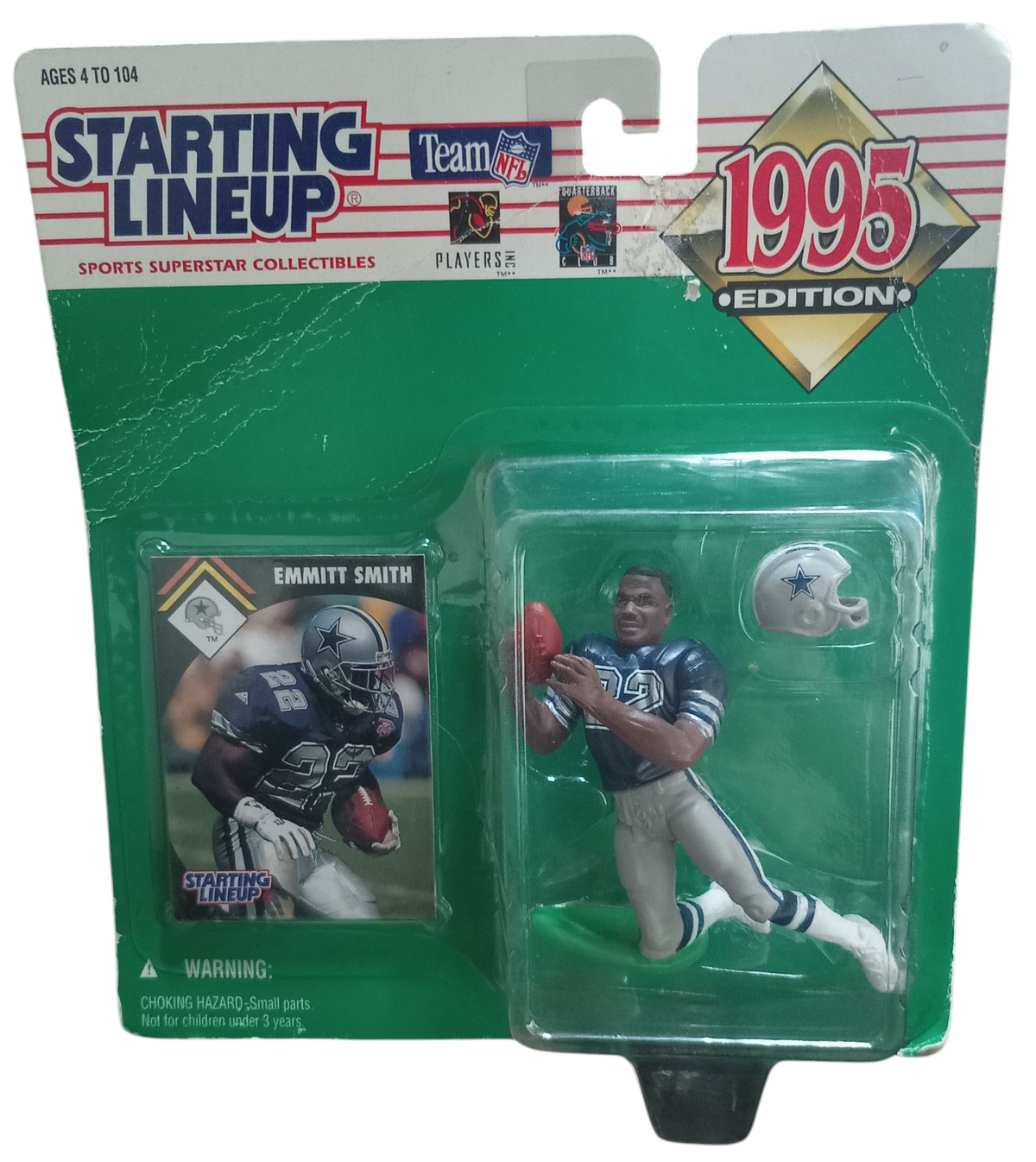 1995 Starting Lineup Emmitt Smith Dallas Cowboys Figure - DT