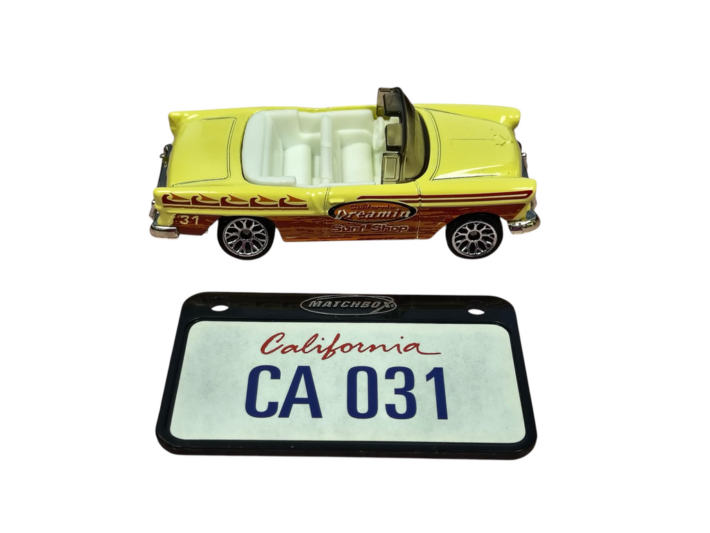 1998 Matchbox California Dreamin' Surf Shop 1955 Chevrolet Bel Air Convertible
