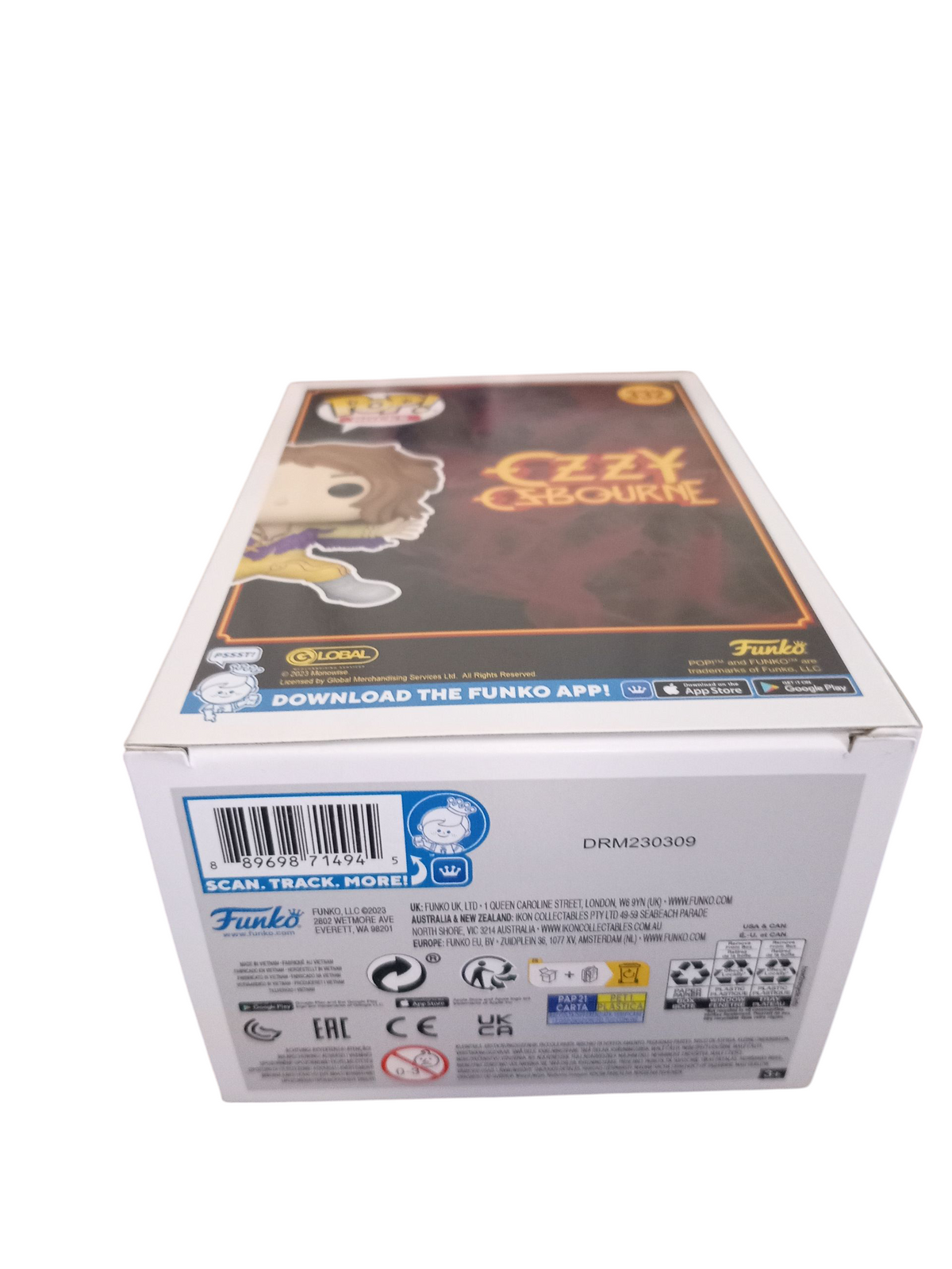 Funko Pop! Shop Exclusive Rocks Ozzy Osbourne Purple Outfit #332 Black Sabbath image 3