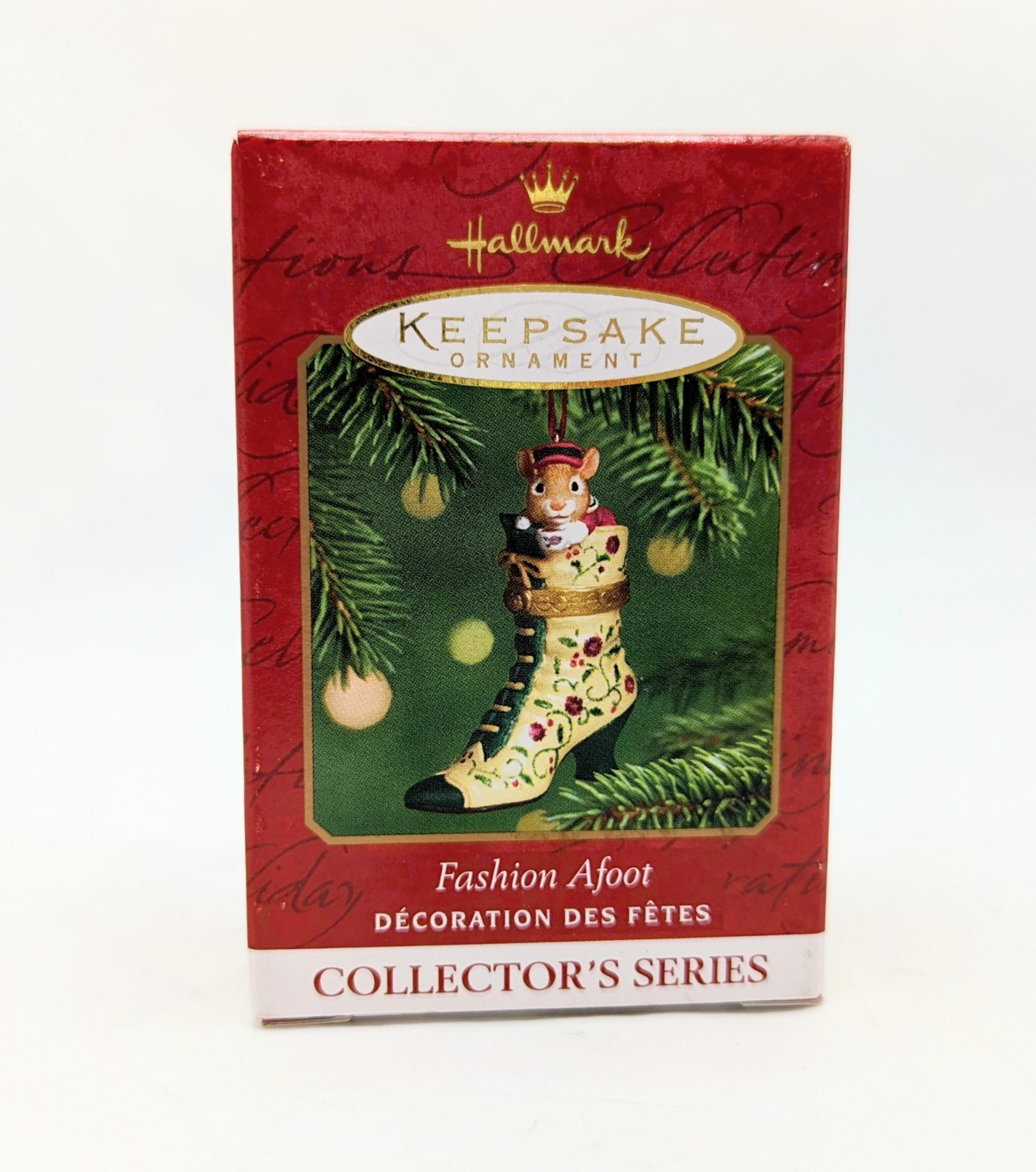 2001 Hallmark Keepsake Fashion Afoot Ornament
