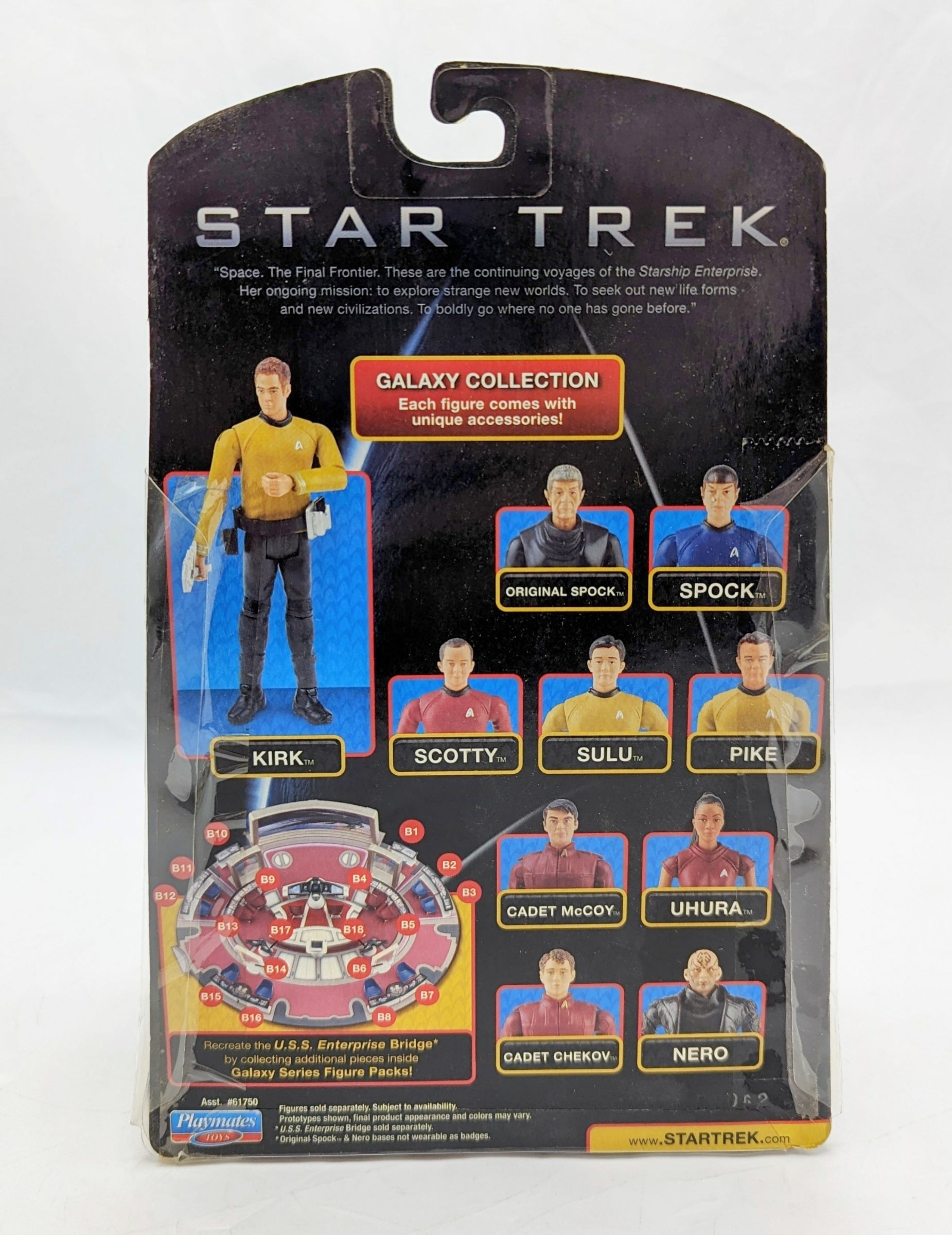 2009 Playmates Star Trek Galaxy Collection Kirk Action Figure image 2