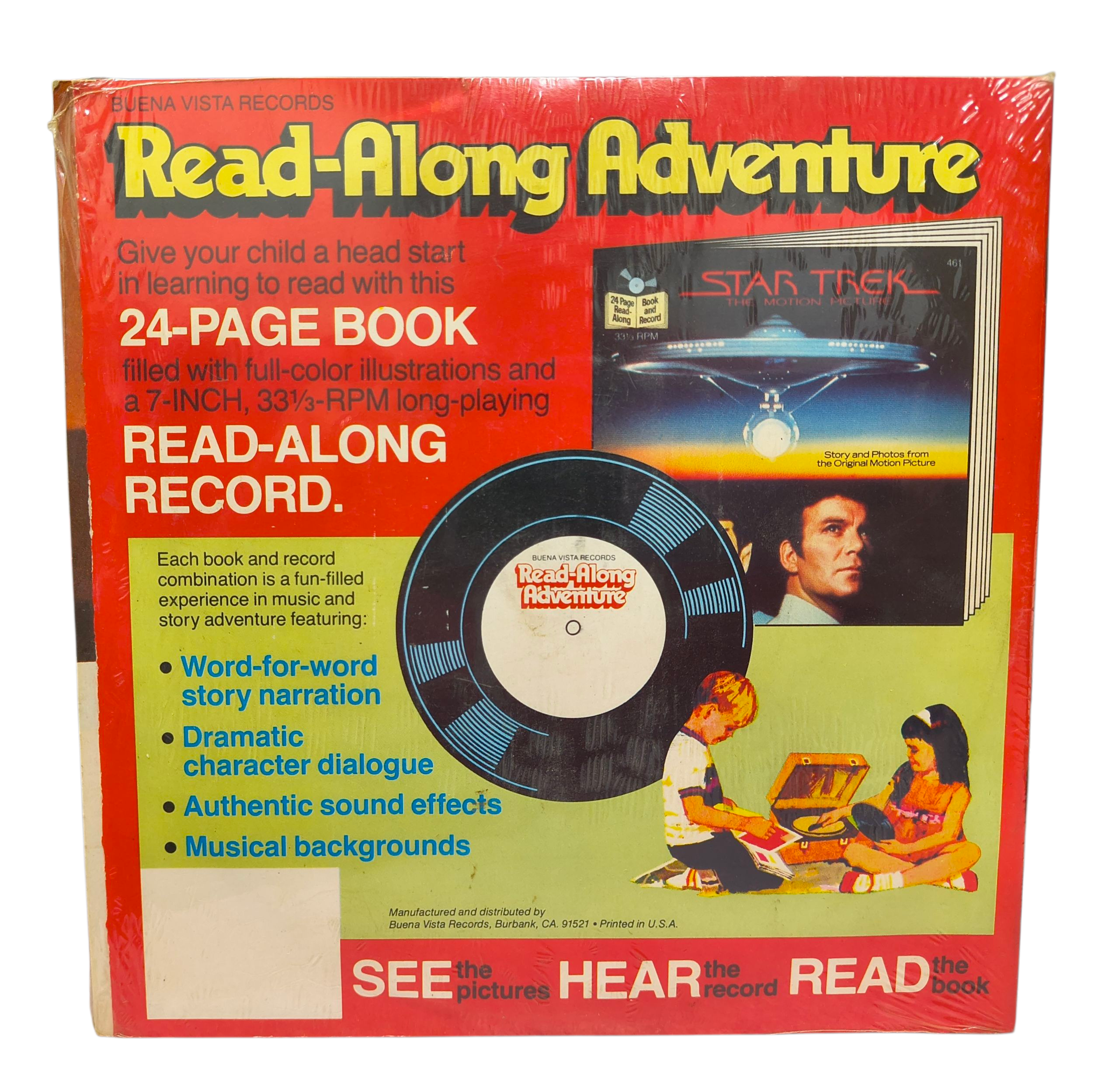 Vintage Star Trek III the Search for Spock 33 1/3 Record 24 Page Book image 2