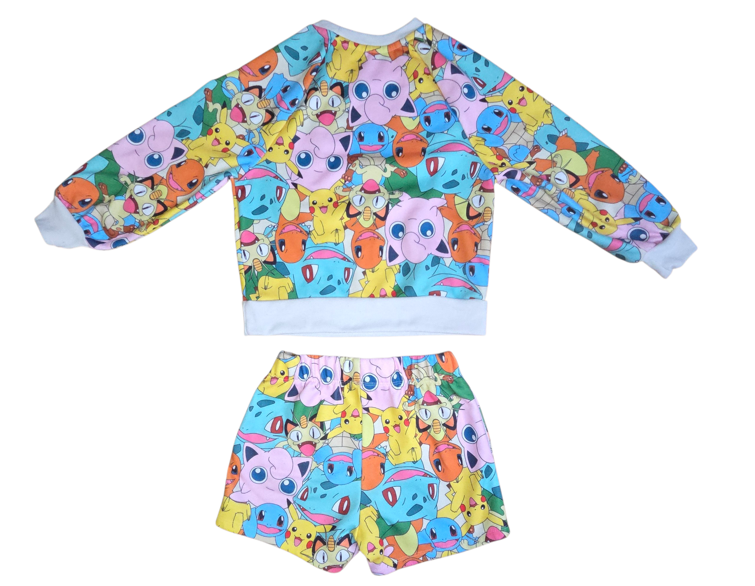 Nintendo Pokémon Character Graphic Long Sleeve Sweatshirt And Shorts Set 6-6X image 2